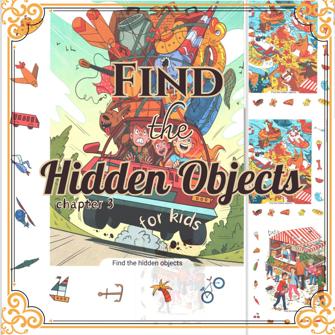 Printable Hidden Pictures 3 Find the Objects Hidden Objects for Kids ...