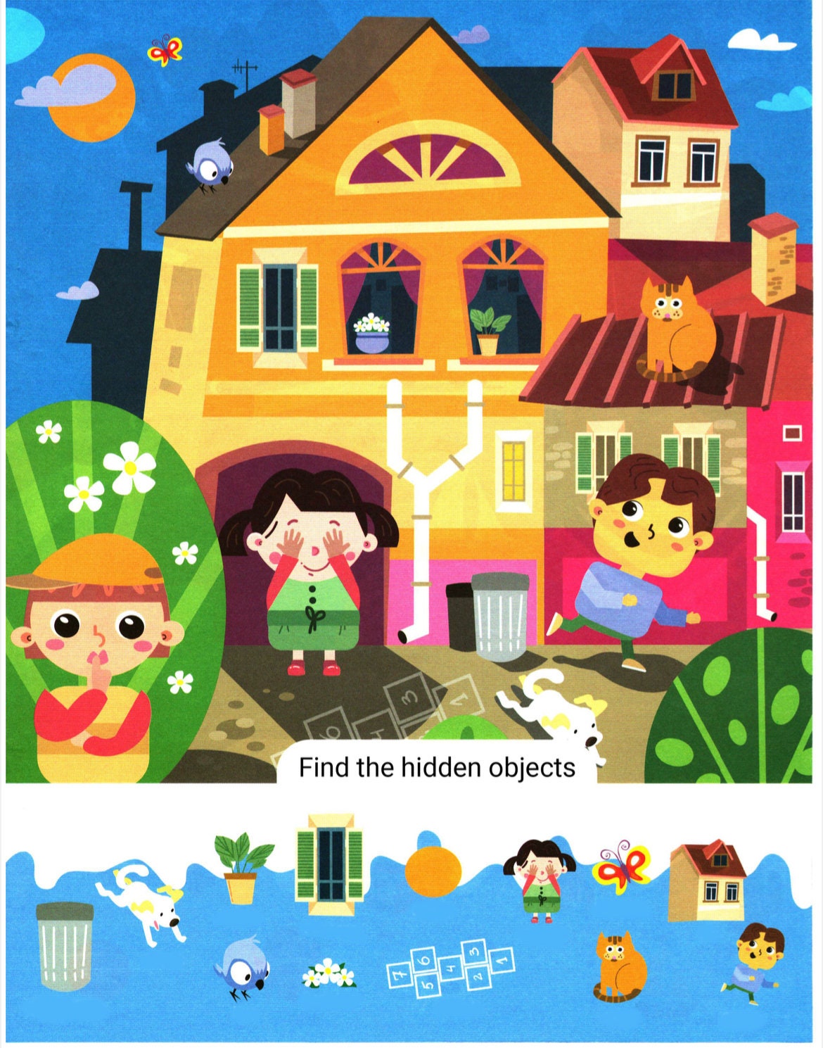 Preschool Hidden Pictures 3 Find the Objects Printable Hidden Objects ...