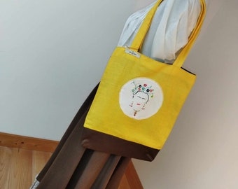 Tote bag " Le sourire de Frida"