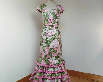 Sevillian dress "Hydrangea"