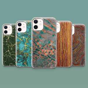Capa de paisagem geológica para telefone para iPhone 15, 14, 13, 12, 11, Samsung S23Ultra, S22, S21FE, A54, A14, Pixel 8, 7A, 7Pro, 6A