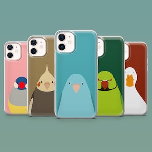 Funda para teléfono con diseño de animales y pájaros para iPhone 15, 14, 13, 12, 11, Samsung S23Ultra, S22, S21FE, A54, A14, Pixel 8, 7A, 7Pro, 6A