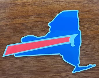 Buffalo Bills New York State Car Magnet