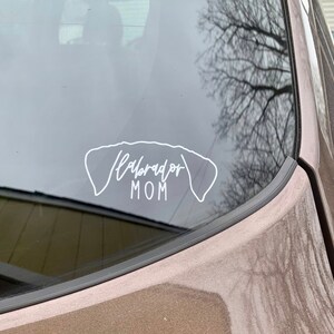 Dog Mom Custom Car Decal