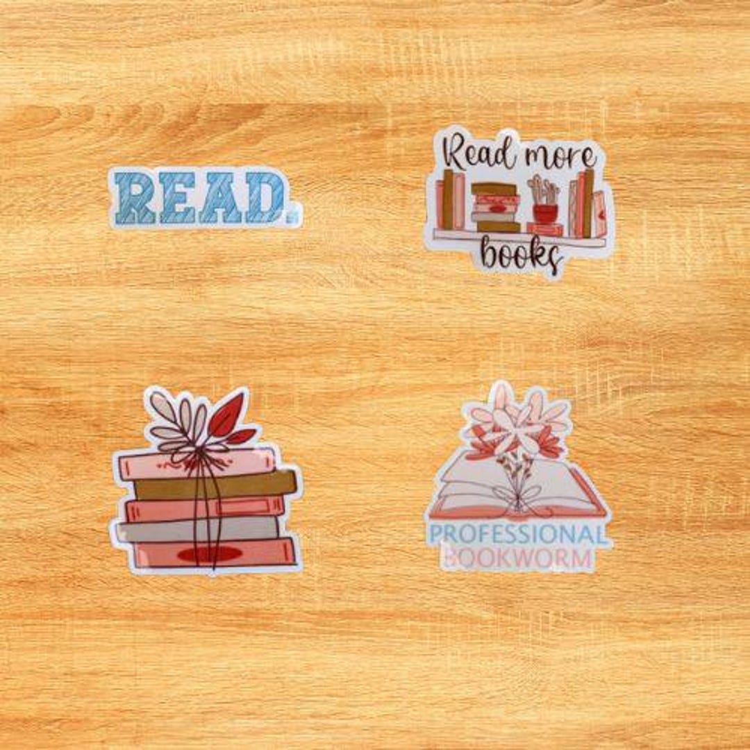 Stiker Let's Read Reading Sticker Bundle - Etsy