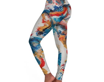 High Waisted Yoga Leggings Great Reef Barrier