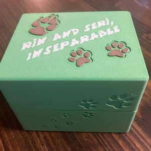 Custom 3D Printed MTG Rin and Seri, Inseparable Commander Deck Box