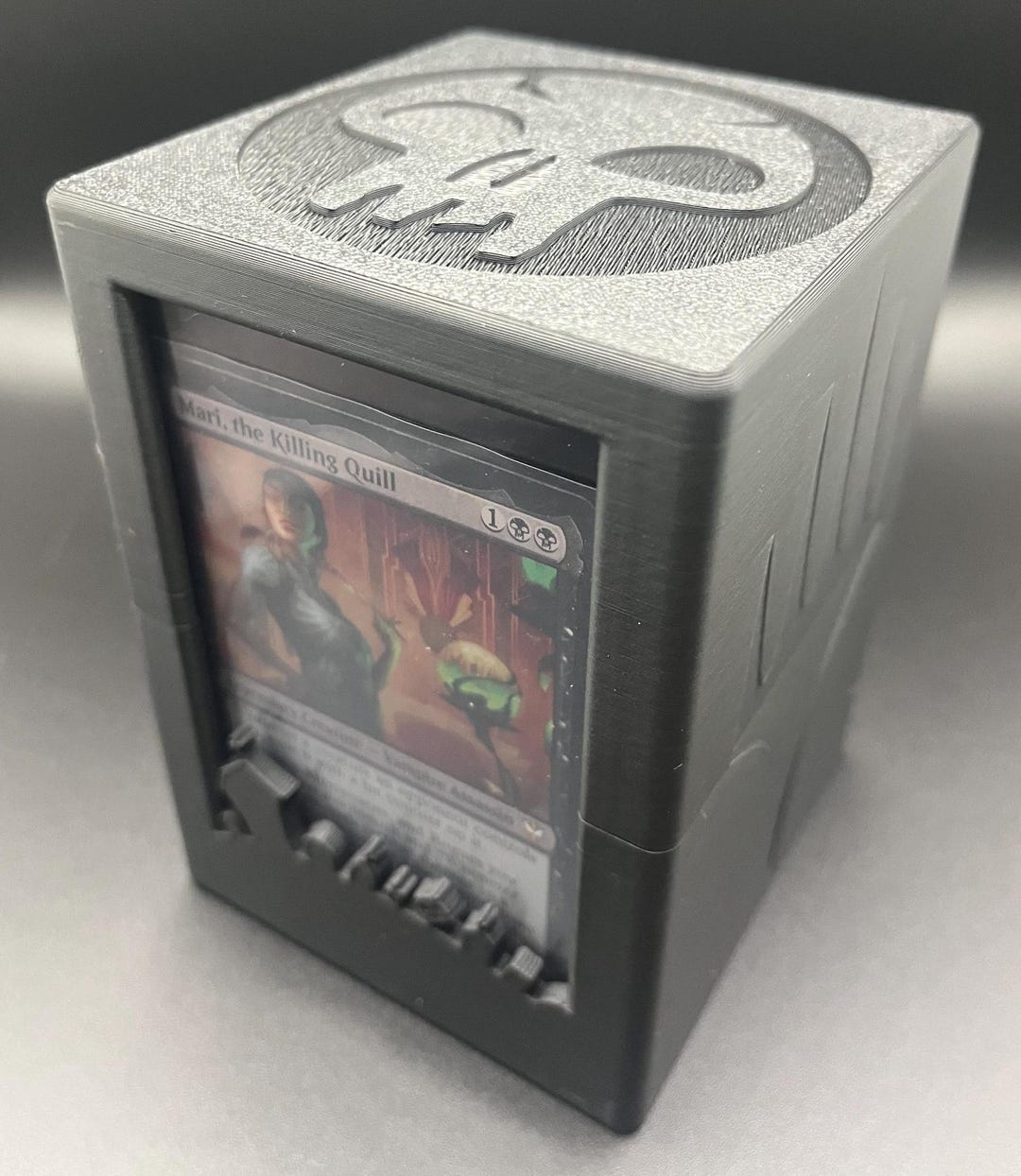 3D Printed MTG Commander Graveyard Toploader Deck Box – Double-sleeved ...