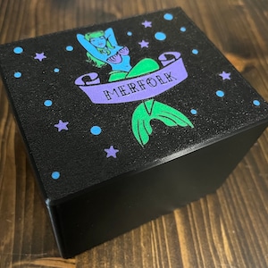 Custom 3D Printed Merfolk MTG Commander Deck Box