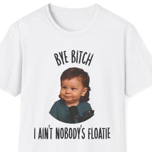 Theo Von Baby Meme Shirt (Adult Version) Funny Parody T-Shirt for Guys, Ideal Gift for Podcast and Comedy Fans, Great Birthday Gift