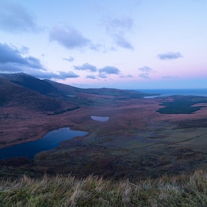 Approaching Sunset at Conor Pass, County Kerry, Ireland, Conors Pass, Printable Digital Download, Irish Landscape Photography