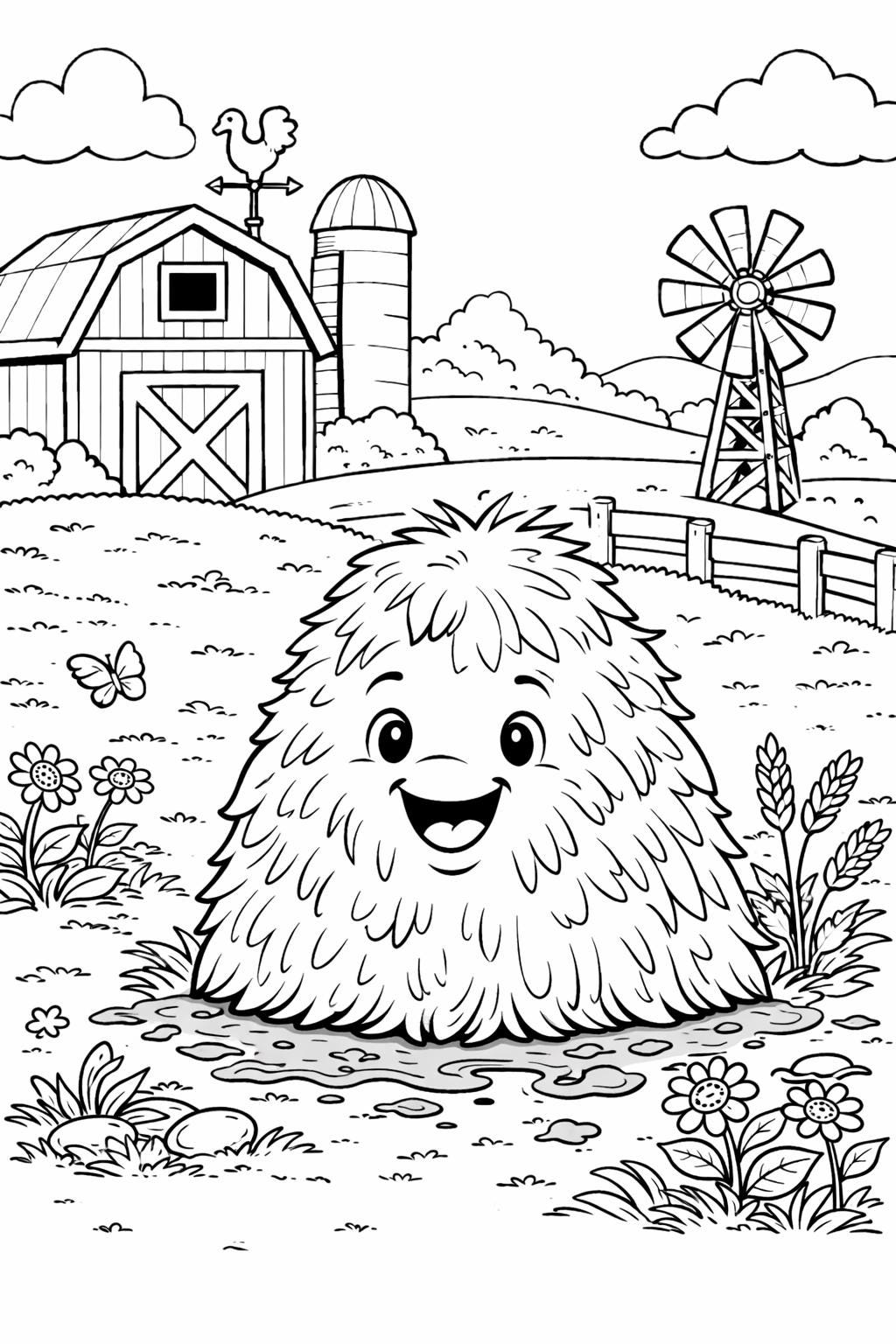 10 Kid FARM Coloring Pages - Etsy