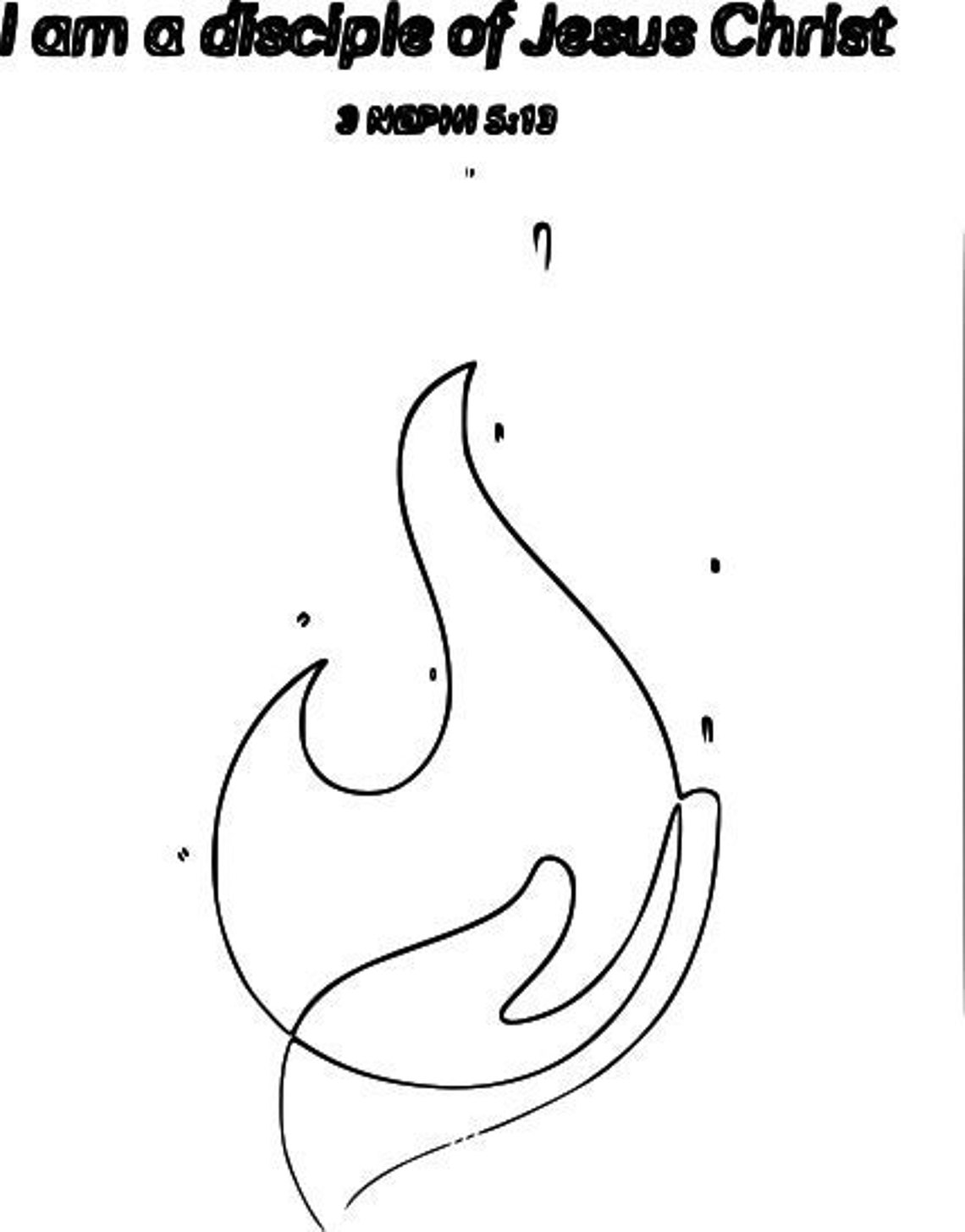 2024 LDS Theme and Flame SVG File Etsy