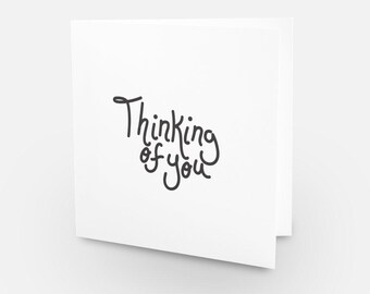 Thinking Of You Card: Smile Collection, Positivity Greeting