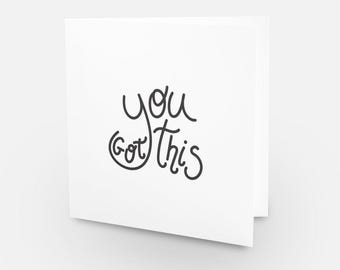 You Got This Card: Smile Collection, Positive Affirmation