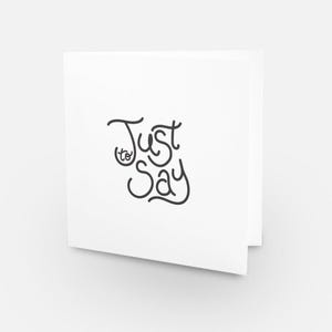 Solo per dire - Sorridi / invia positività biglietto di auguri diffondi felicità affermazioni quotidiane positive citazioni felici amore stampe ispiratrici