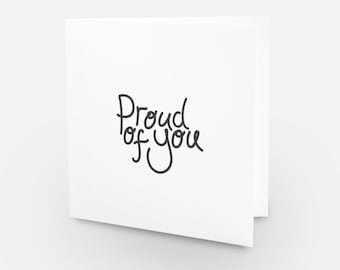 Proud Of You Card: Smile Collection, Positive Affirmations