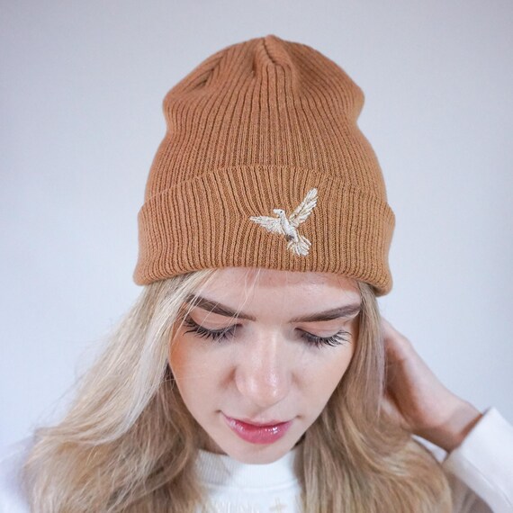 Dove Knit Hat Dove Hat Knitting Pattern - Etsy main image 2