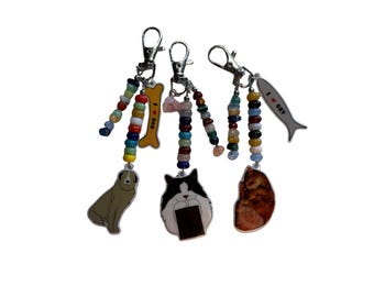 CUSTOM Pet Keychain - Photo or Hand Drawn Art!