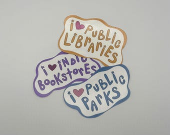 Affirmations / I Love Things! / Hand Drawn Stickers and Magnets