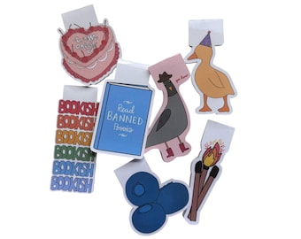 Magnetic Bookmarks - Original art!