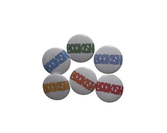 Bücherwurm / Handgezeichnete Buttons