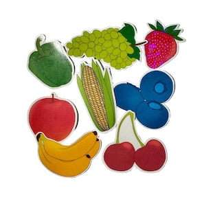 Foodie Fruit and Vegetable / Hand Drawn Stickers