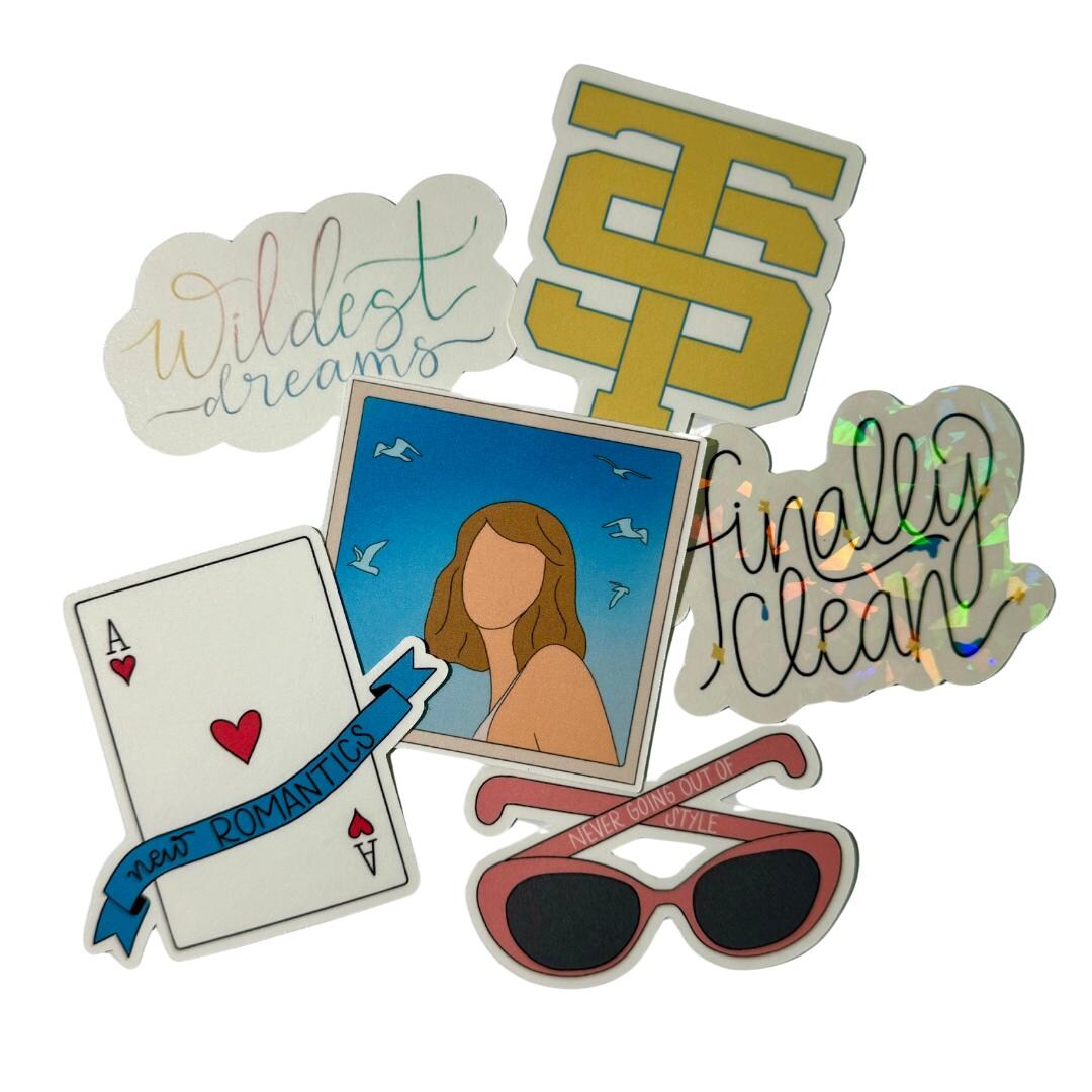 Taylor Swift / 1989 Era Hand Drawn Stickers - Etsy