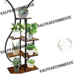 6 Tier Vase Shape Plant Stand | Indoor Plant Stand | Planter Stand | Plant Holder | Tall Plant Stand | Outdoor Plant Stand