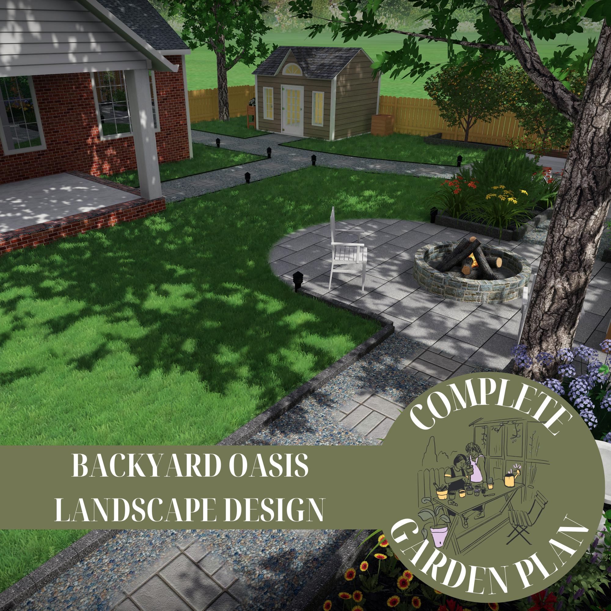 Backyard design - Etsy México, image size:2000x2000