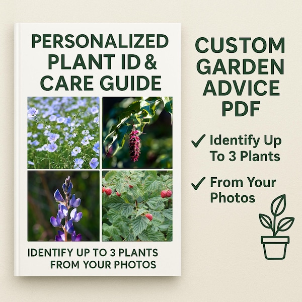 Personalisiertes Pflanzenbestimmungs- und Pflege-Handbuch: Benutzerdefinierte PDF Garten-Beratung