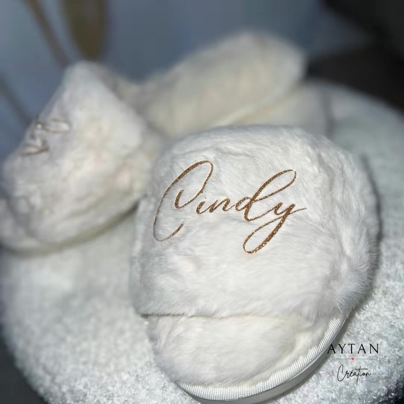 Personalized slippers White