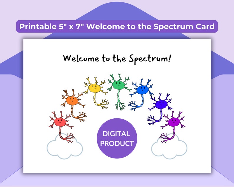 Welcome to the Spectrum Digital Greeting Card, Congrats on the Autism ...