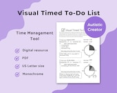 ADHD Time Tracker | Executive Function Worksheet (Digital Download)