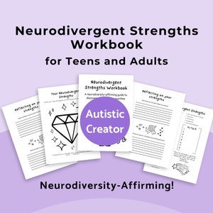 Werkboek Neurodiversiteitsbevestigende sterke punten voor tieners en volwassenen met autisme en/of ADHD