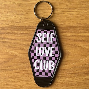 Self Love Club Motel Keychain