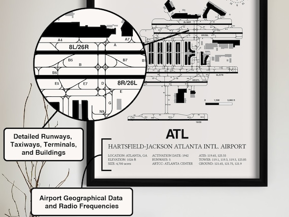 Atlanta Airport Terminal Layout Map