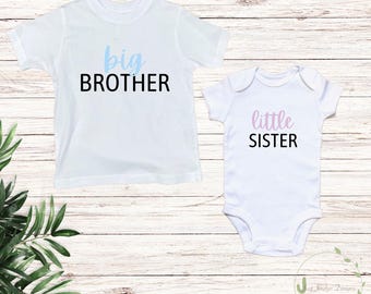 Matching Sibling Shirts, Big Brother Little Sister Outfit