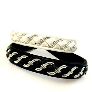 Lapland Sami Bracelet, Reindeer Leather, Custom Made