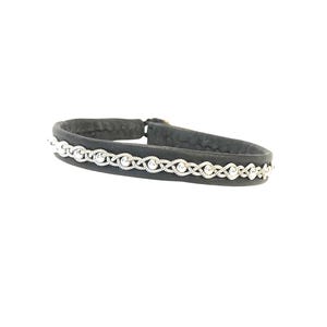 Pulseira Lapland Sami, couro de rena, feita sob encomenda