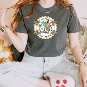 Retro Beach Graphic Comfort Color Unisex T-Shirt, Vintage Summer Aesthetic Tee, Tropical Surf Design Shirt, Coastal Vacation Wear