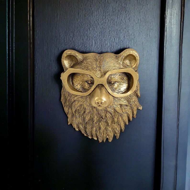 Luxery Wall Decor , Animal Wall Decor , Animal Head Decor , Bronze