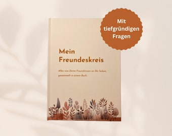 Freundebuch für Erwachsene mit tiefgründigen Fragen!