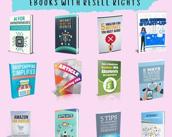 500+ e-books over digitale marketing, PLR en doorverkooprechten (digitale download)