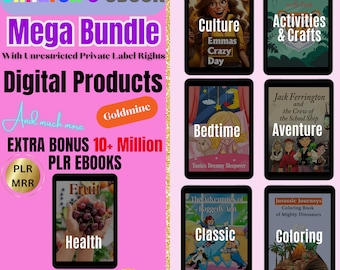 150 Children's eBooks, Coloring Books, Resell Rights (Digital Product)