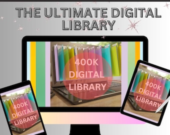400K+ Ebooks and Audiobooks PLR Library, Resell Rights (Digital Download)