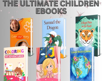 Children's Activity eBooks: 50+ Kids Coloring Books, Stories (Printable)