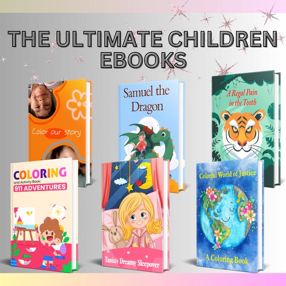 Children's Activity eBooks: 50+ Kids Coloring Books, Stories (Printable)