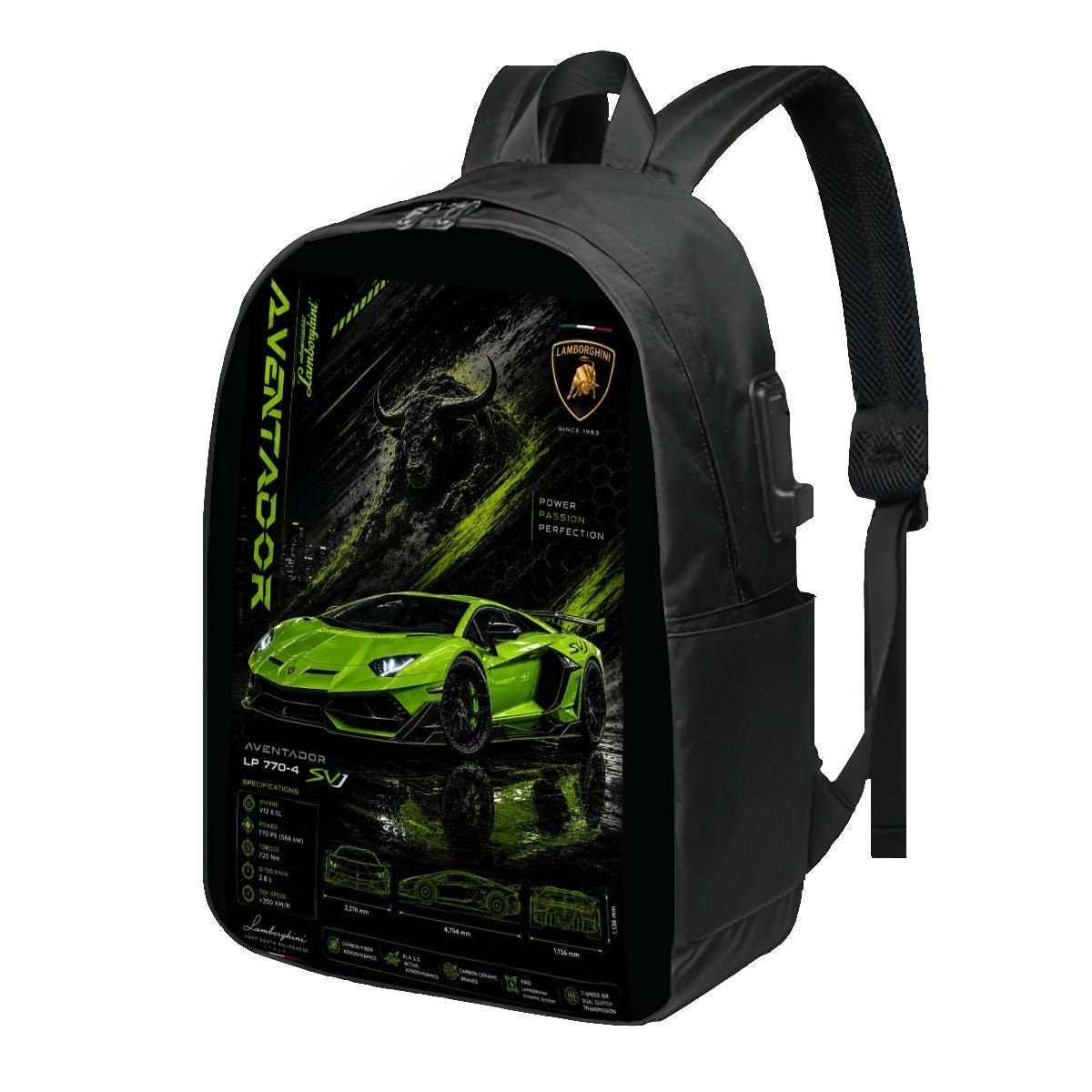 Kids Lamborghini Backpack - Etsy