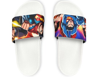 Youth PU Slide Sandals